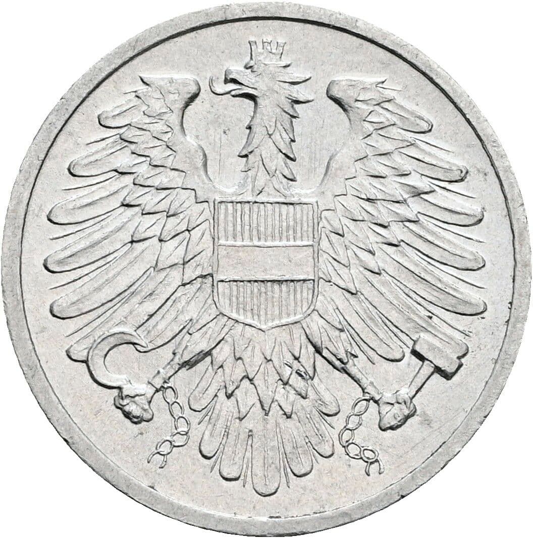 2 Groschen 1972 – Rückseite