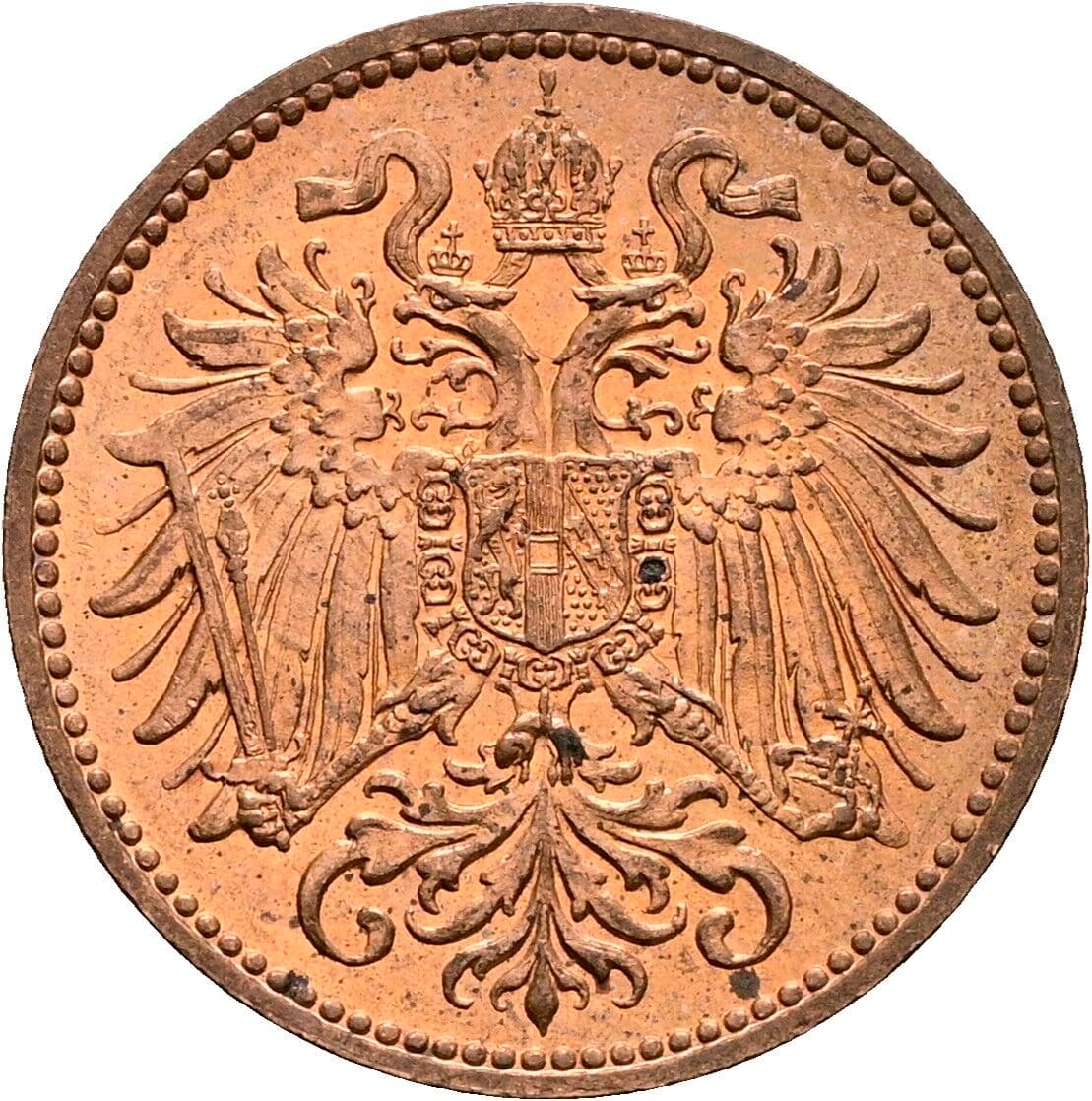 2 Heller Franz Joseph I. 1848-1916 1914 – Rückseite