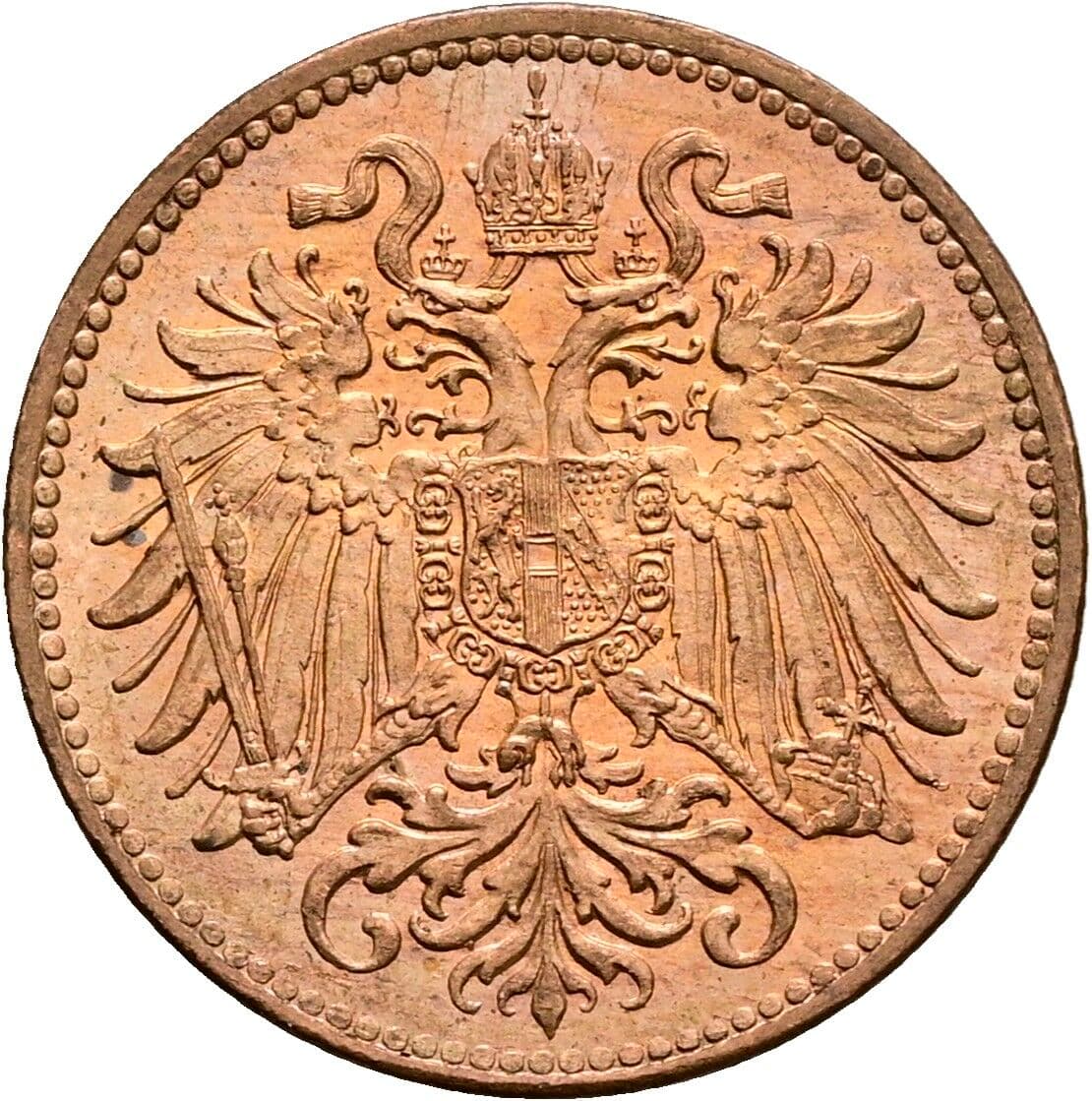 2 Heller Franz Joseph I. 1848-1916 1914 – Rückseite