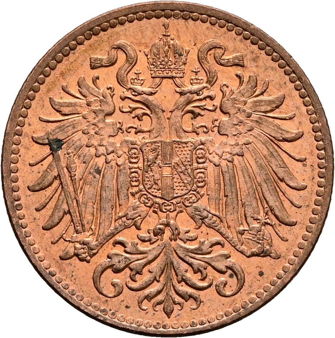 2 Heller Franz Joseph I. 1848-1916 1914 – Rückseite