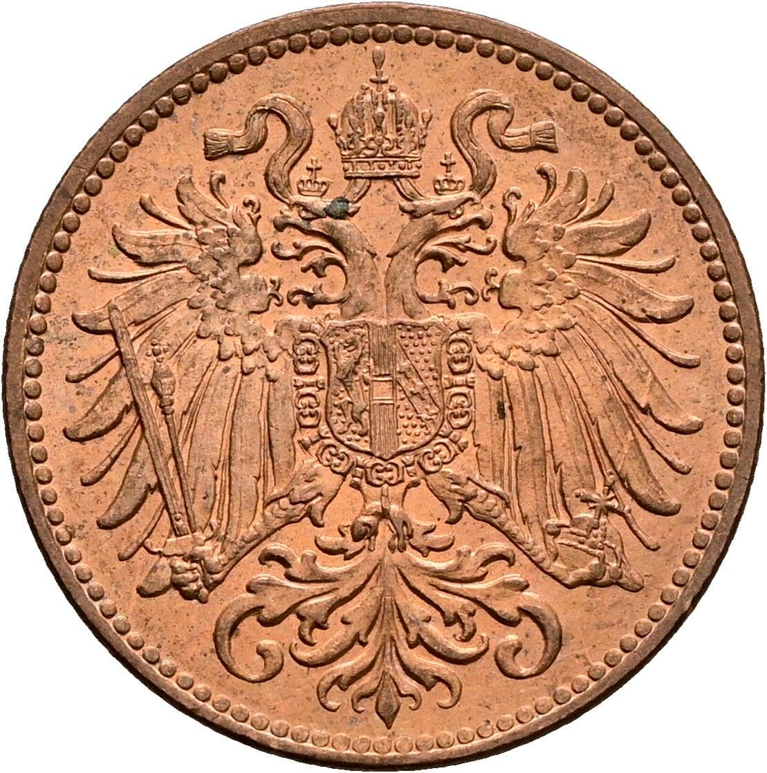 2 Heller Franz Joseph I. 1848-1916 1914 – Rückseite