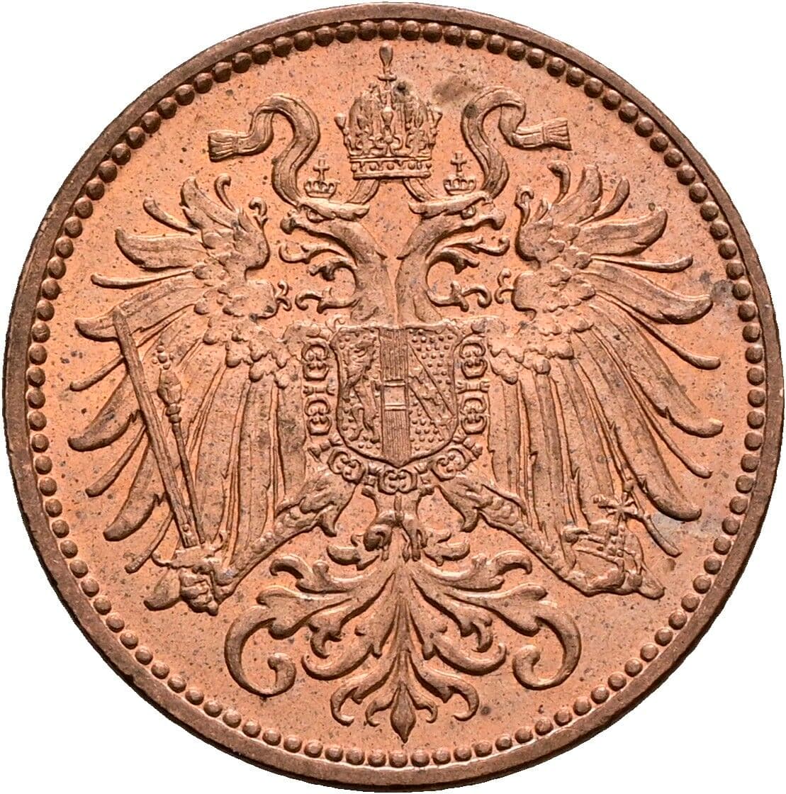 2 Heller Franz Joseph I. 1848-1916 1914 – Rückseite