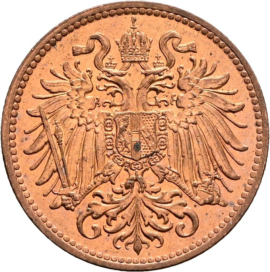 2 Heller Franz Joseph I. 1848-1916 1914 – Rückseite