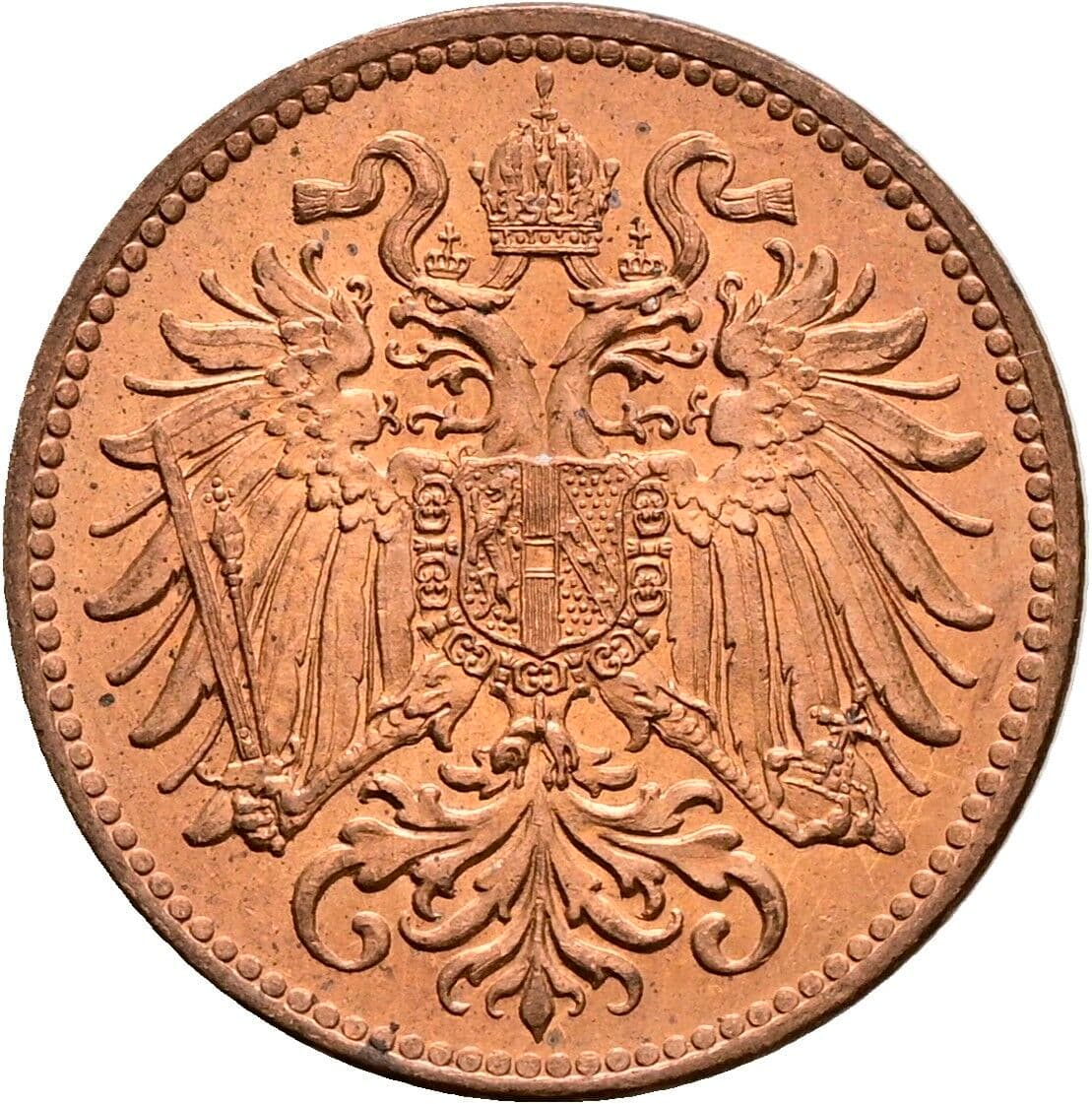 2 Heller Franz Joseph I. 1848-1916 1914 – Rückseite