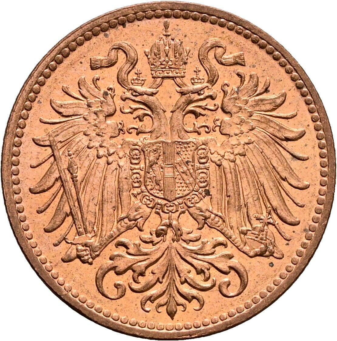 2 Heller Franz Joseph I. 1848-1916 1914 – Rückseite