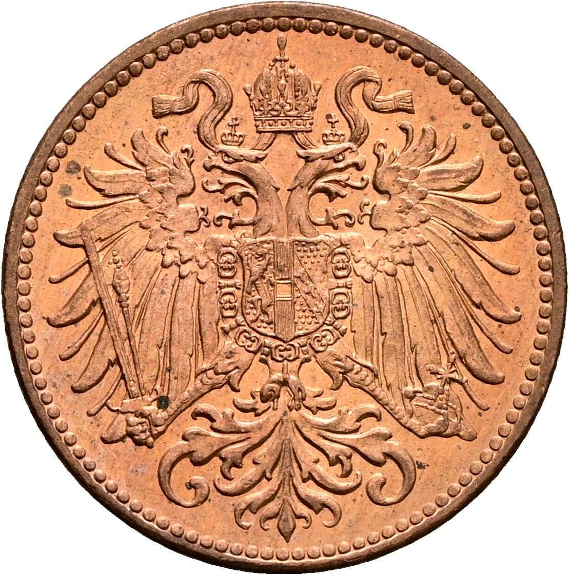 2 Heller Franz Joseph I. 1848-1916 1914 – Rückseite