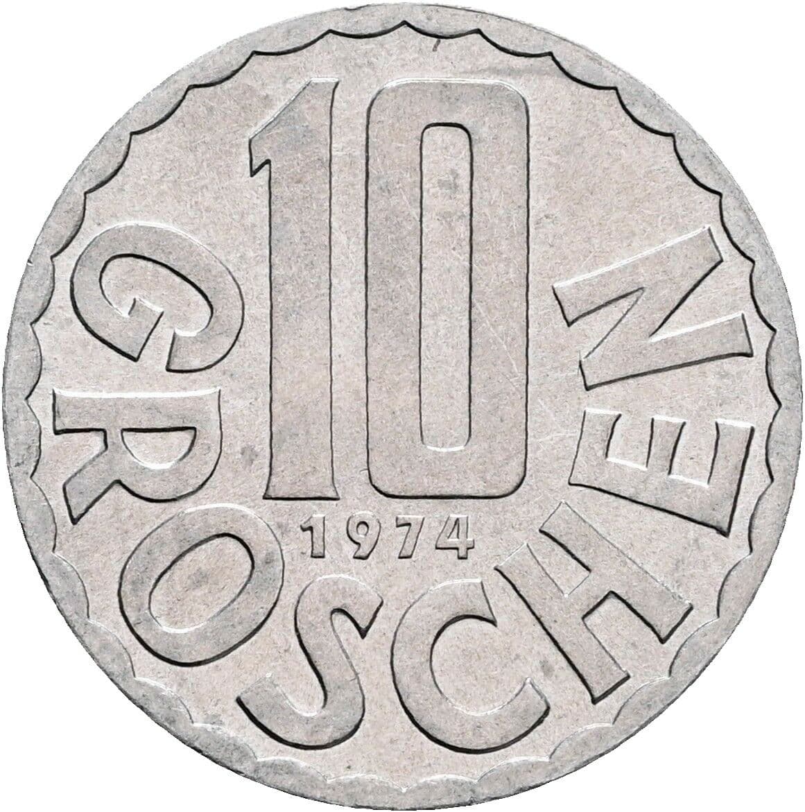10 Groschen 1974 – Vorderseite