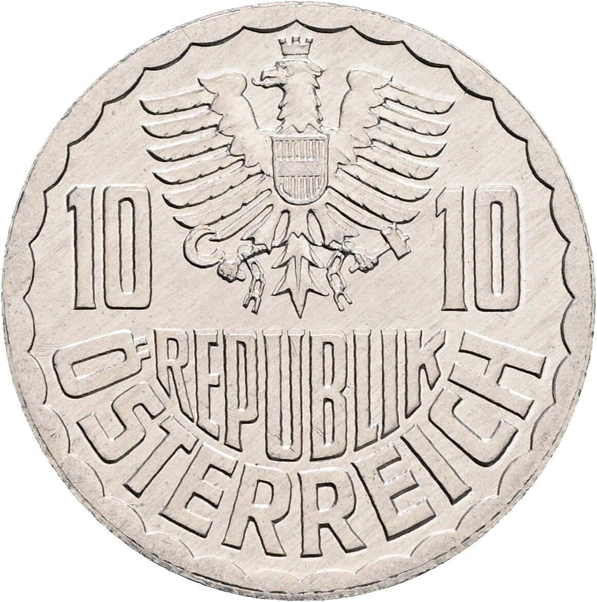 10 Groschen 1992 – Rückseite