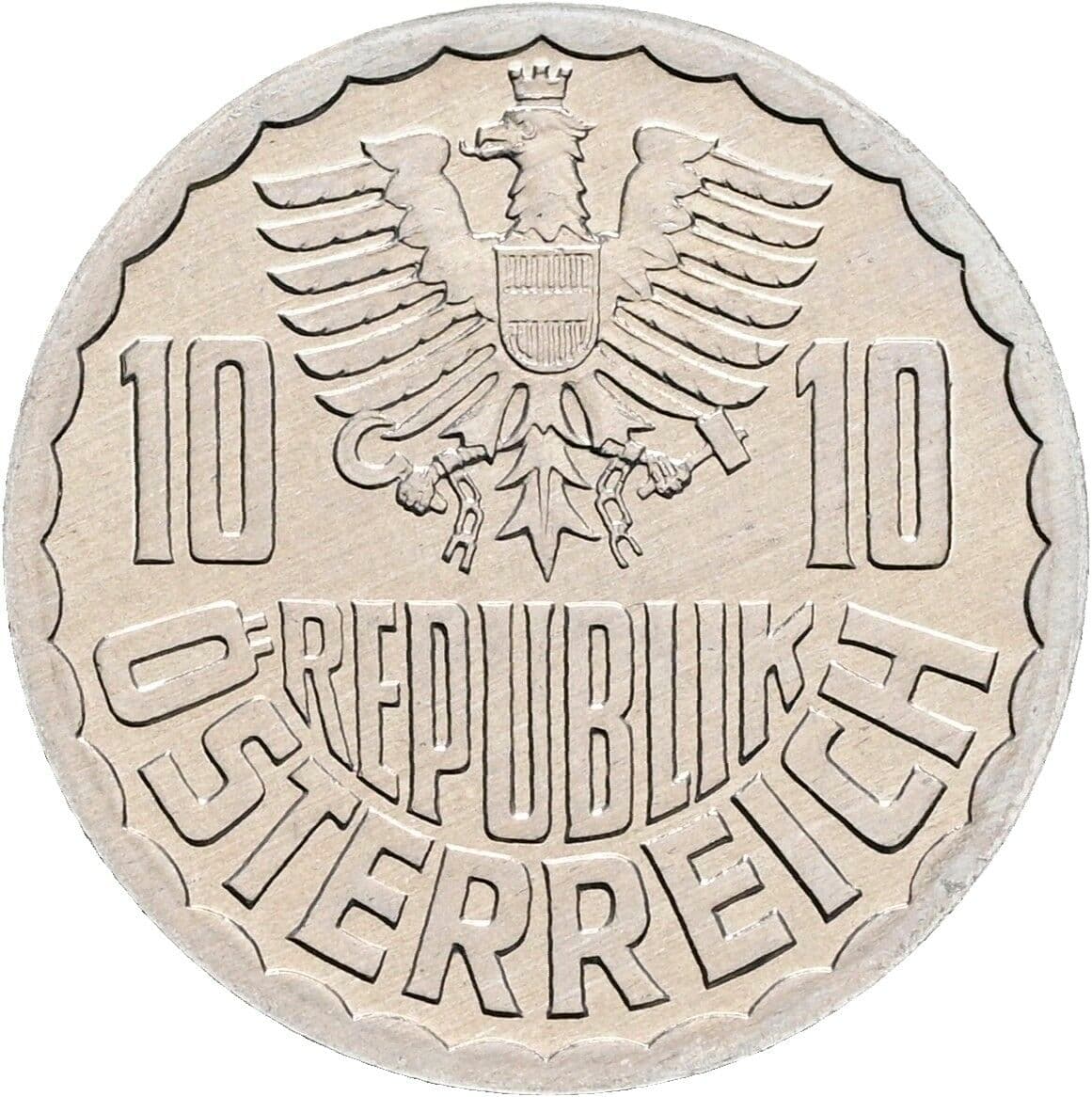 10 Groschen 1993 – Rückseite