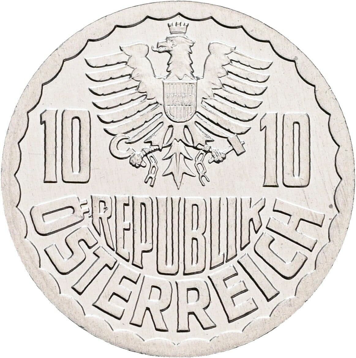 10 Groschen 1999 – Rückseite