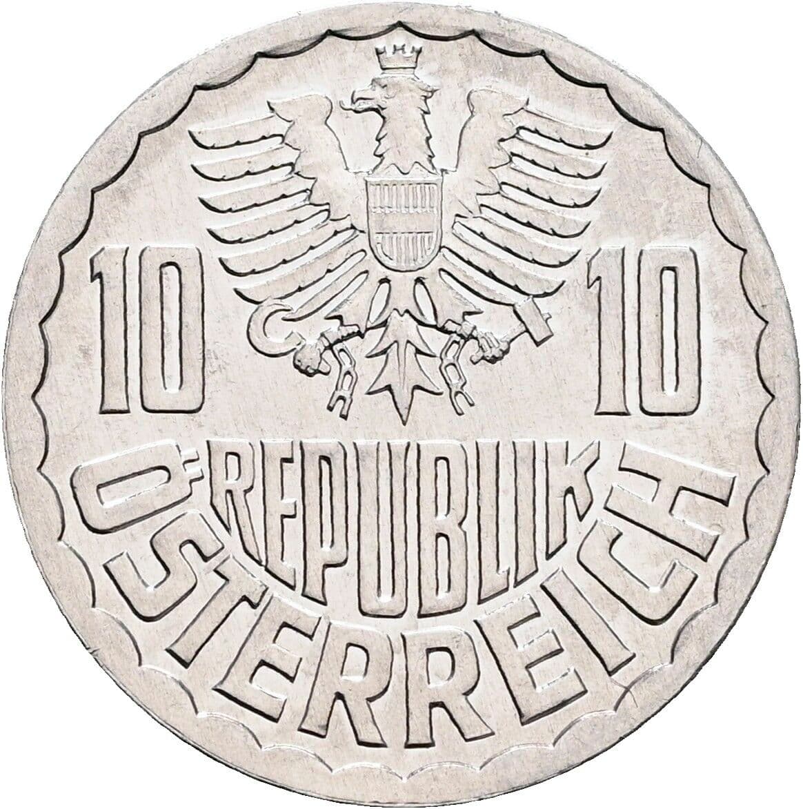 10 Groschen 1997 – Rückseite