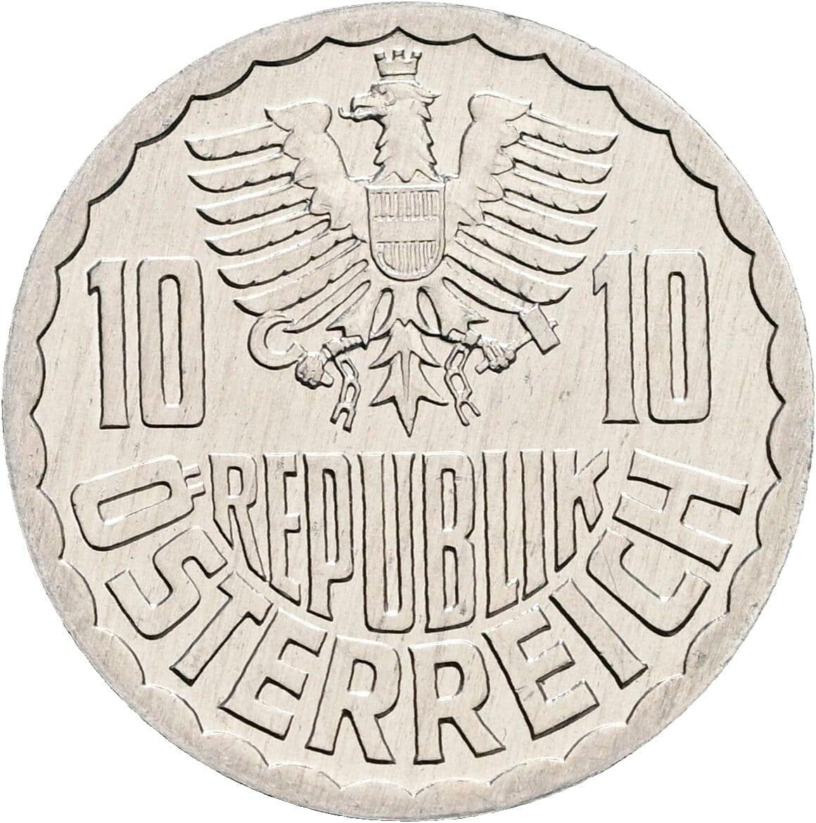 10 Groschen 1993 – Rückseite