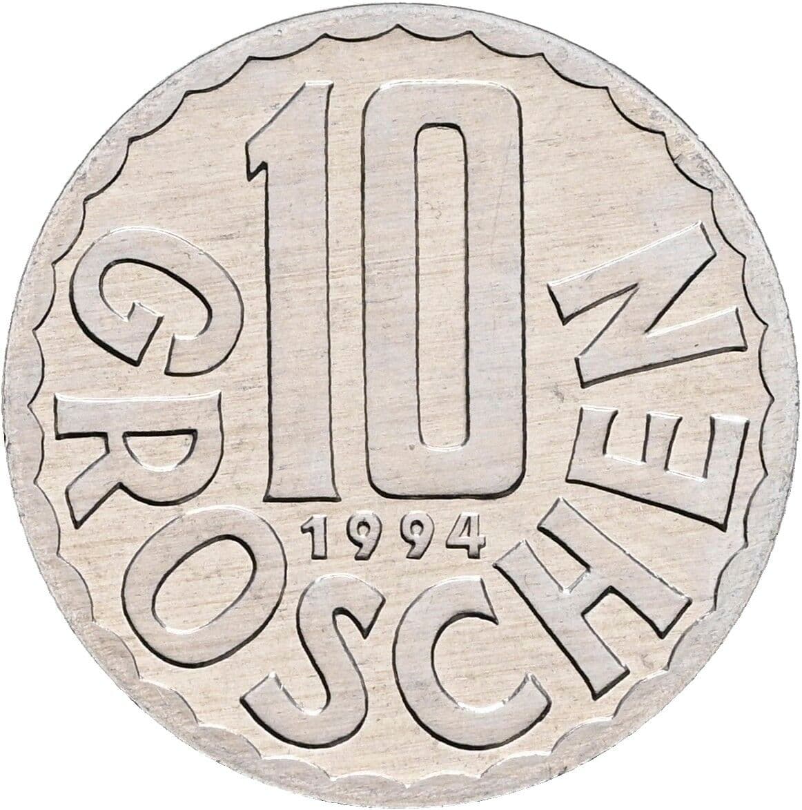 10 Groschen 1994 – Vorderseite