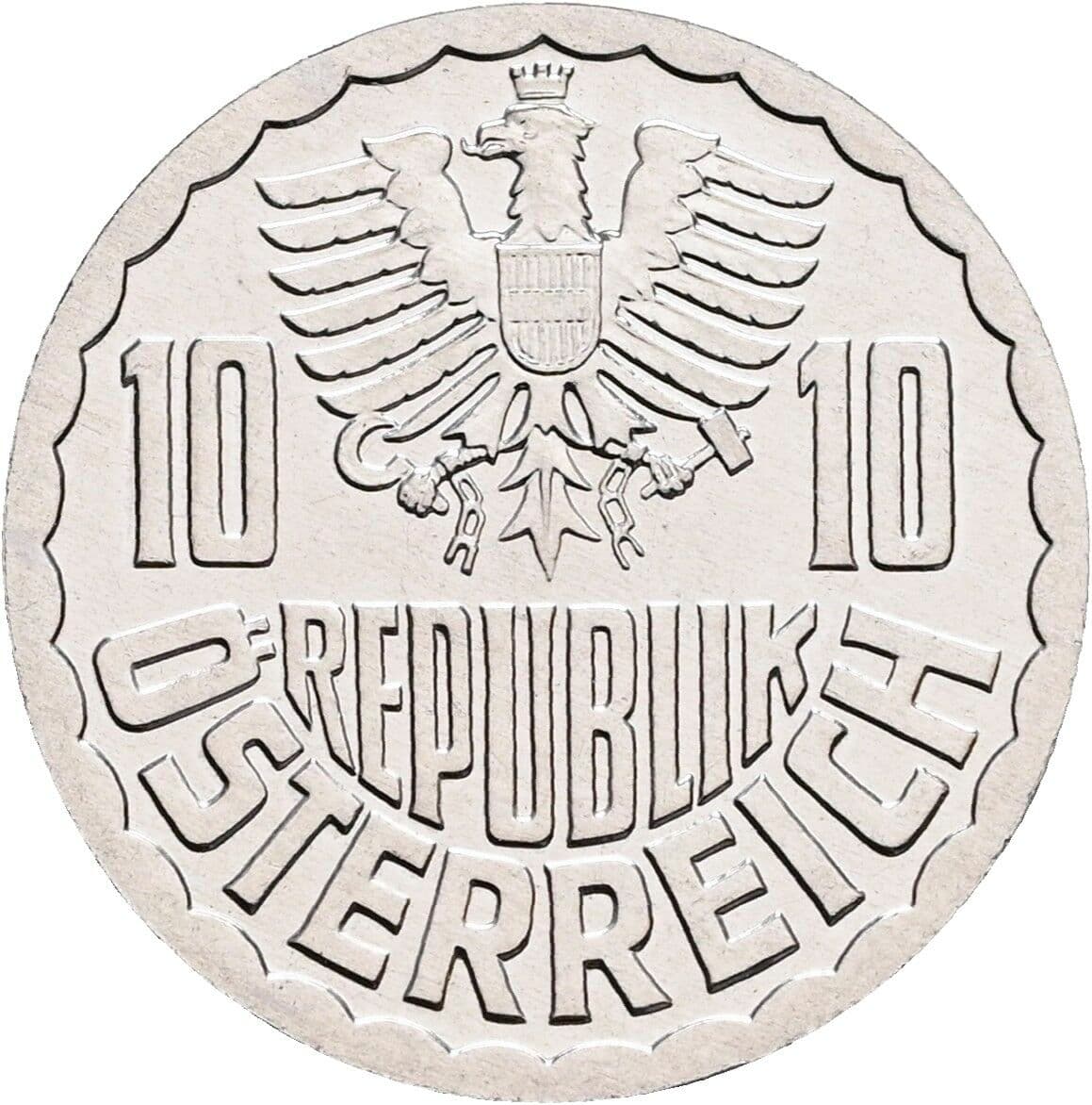 10 Groschen 2000 – Rückseite