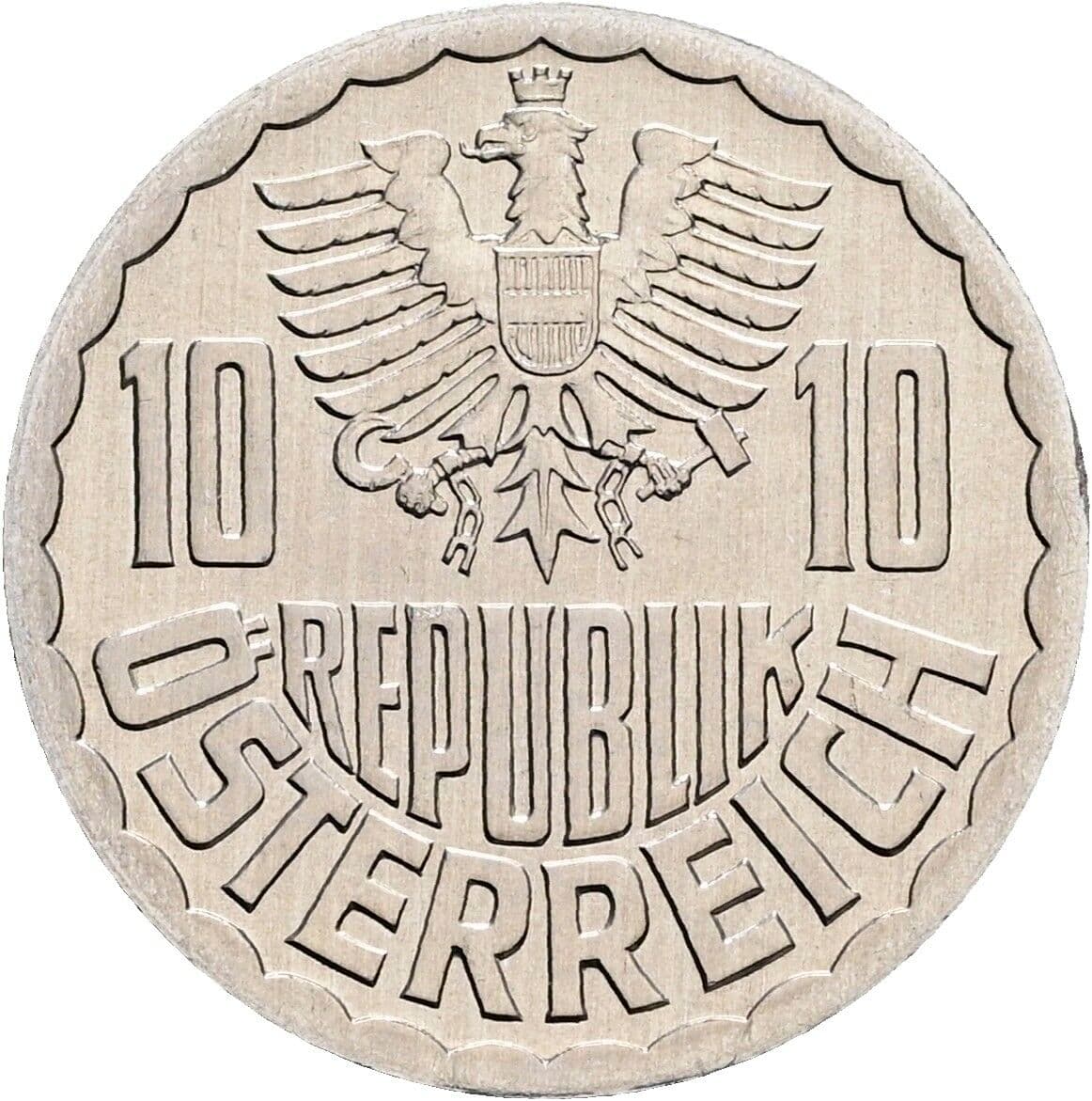 10 Groschen 1994 – Rückseite