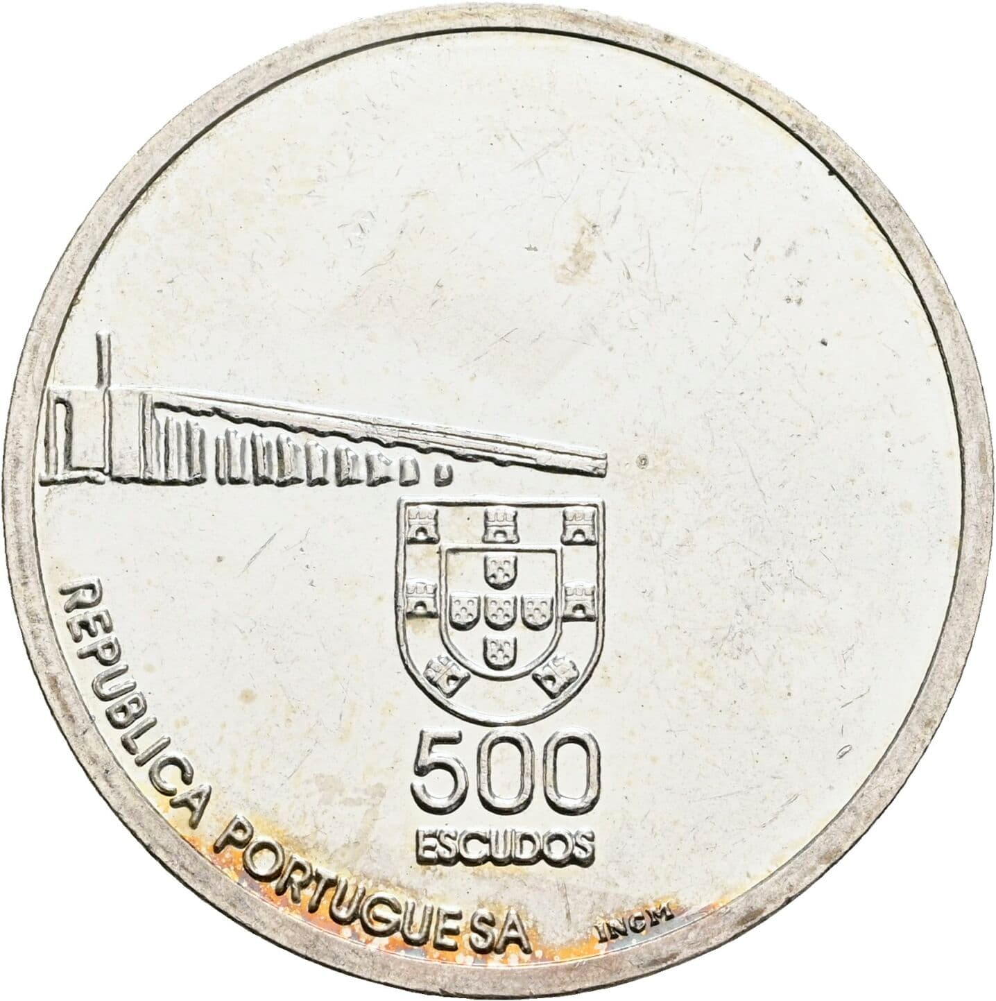 500 Escudos 1999 – Rückseite