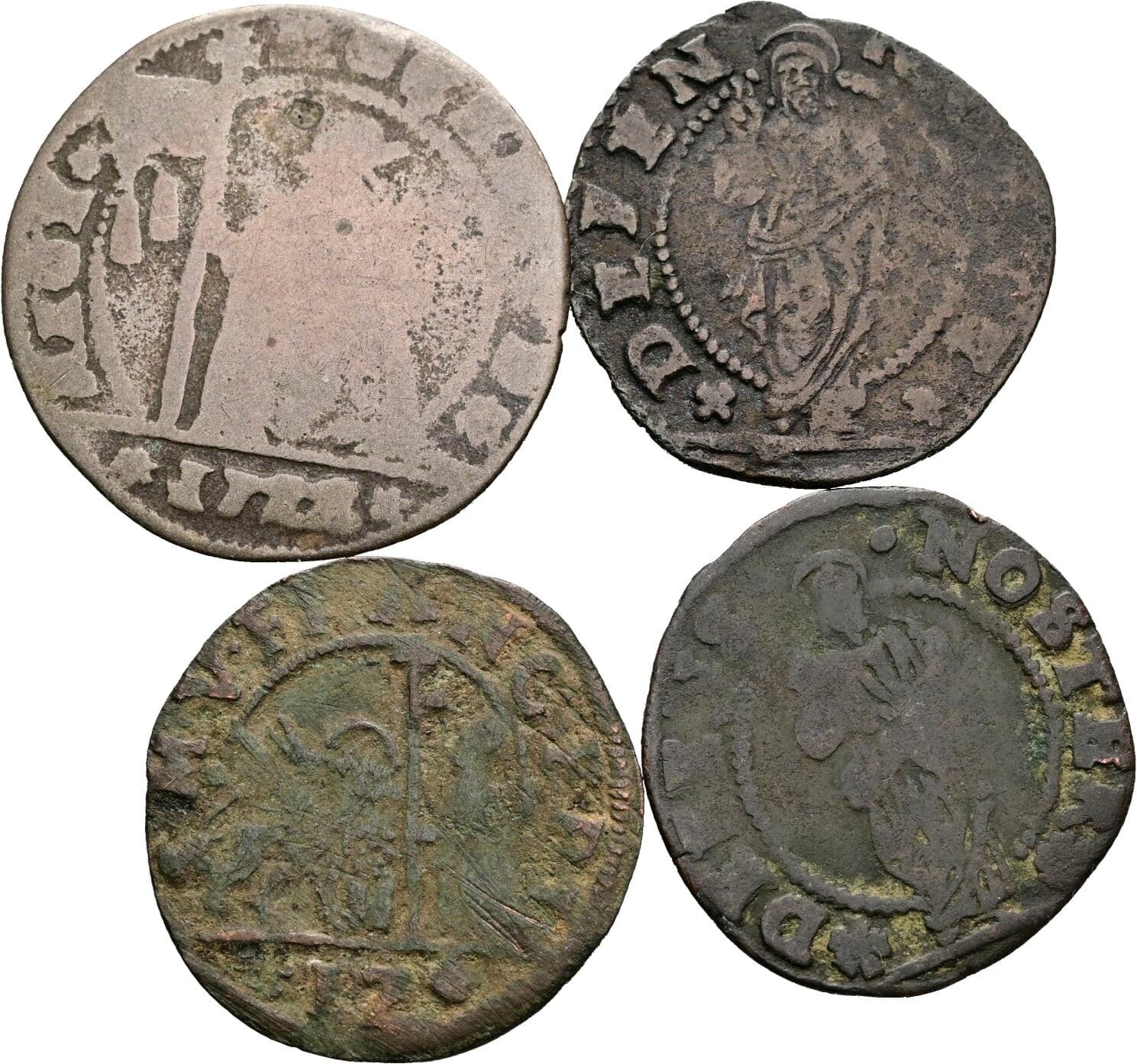 Lot 4 Stück Münzen