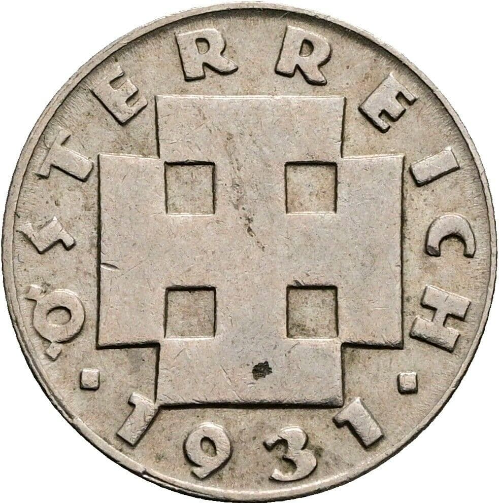 5 Groschen 1931 – Rückseite