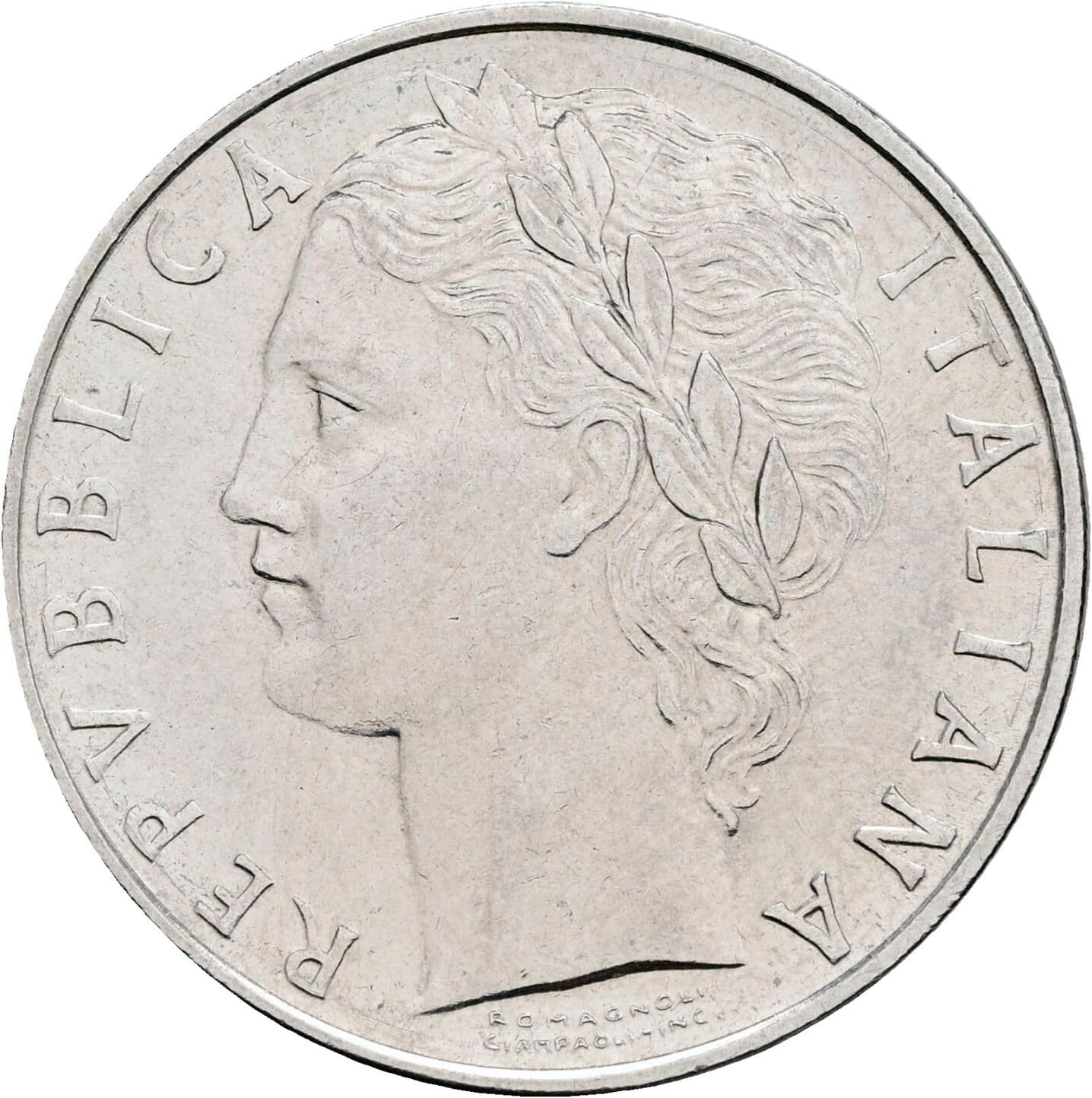 100 Lire 1973 – Vorderseite