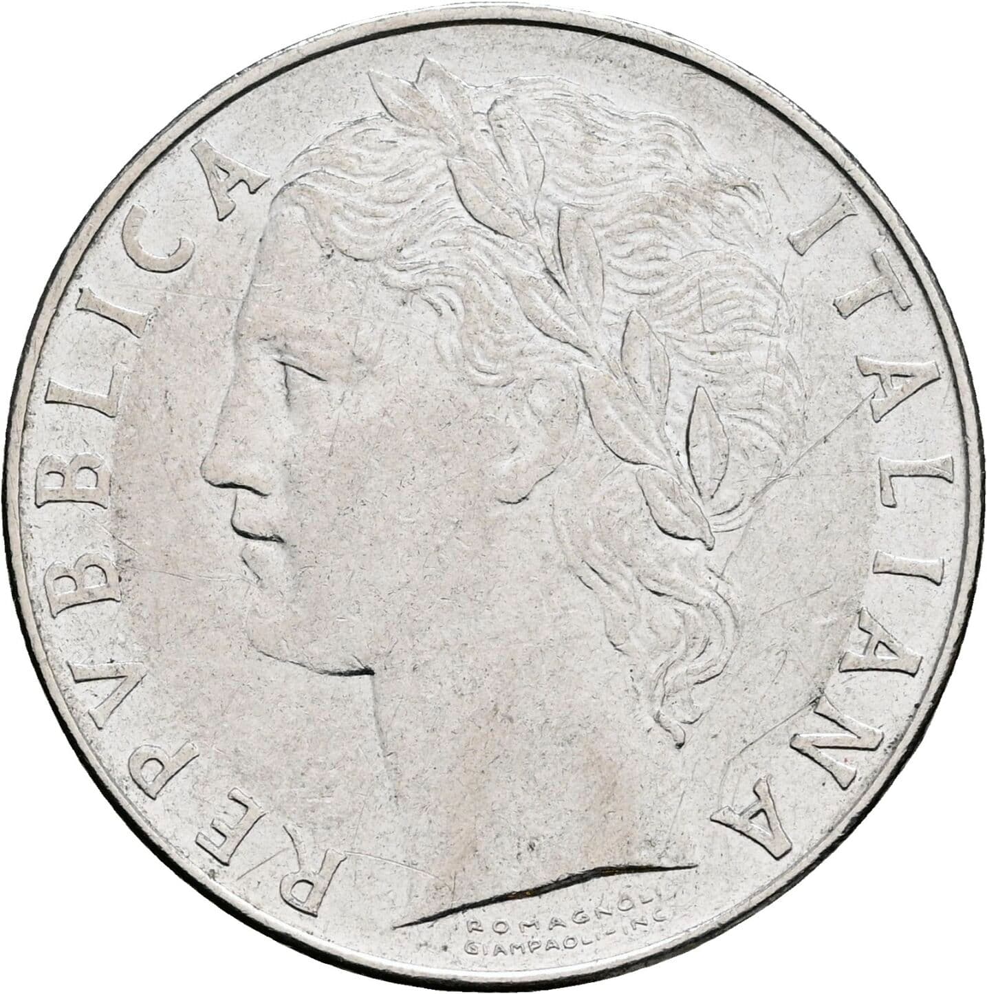 100 Lire 1978 – Vorderseite
