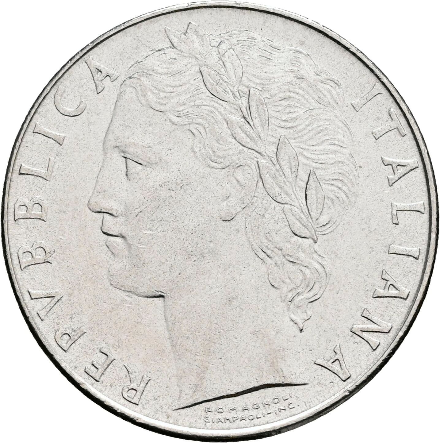 100 Lire 1980 – Vorderseite