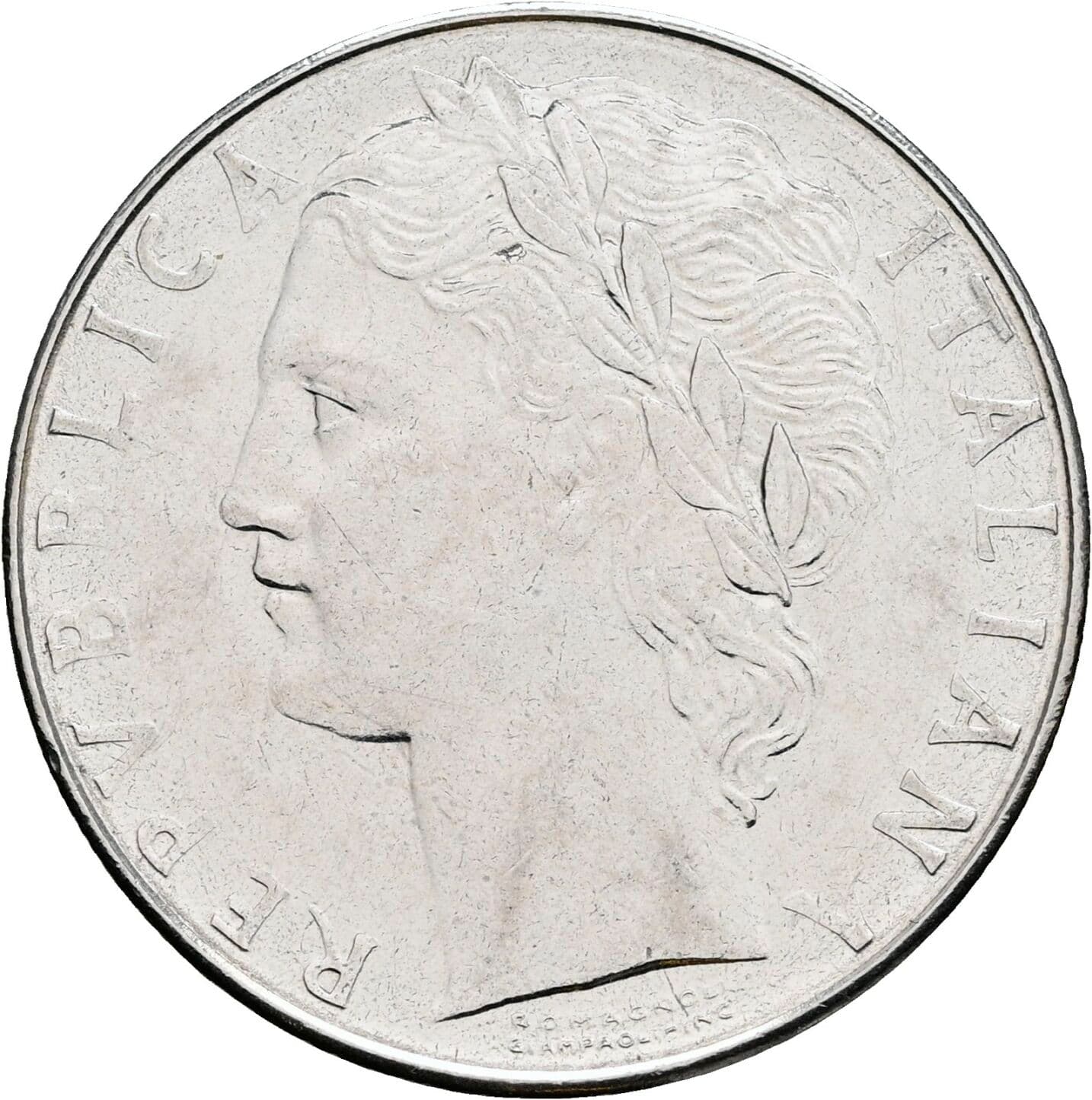 100 Lire 1979 – Vorderseite