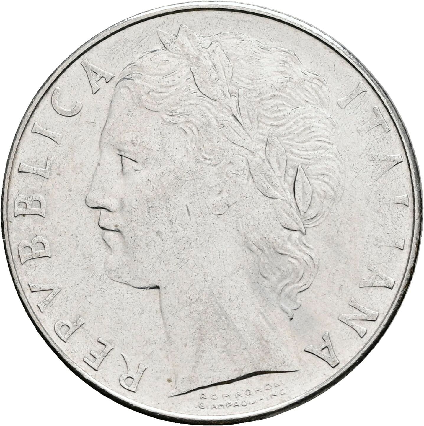 100 Lire 1978 – Vorderseite