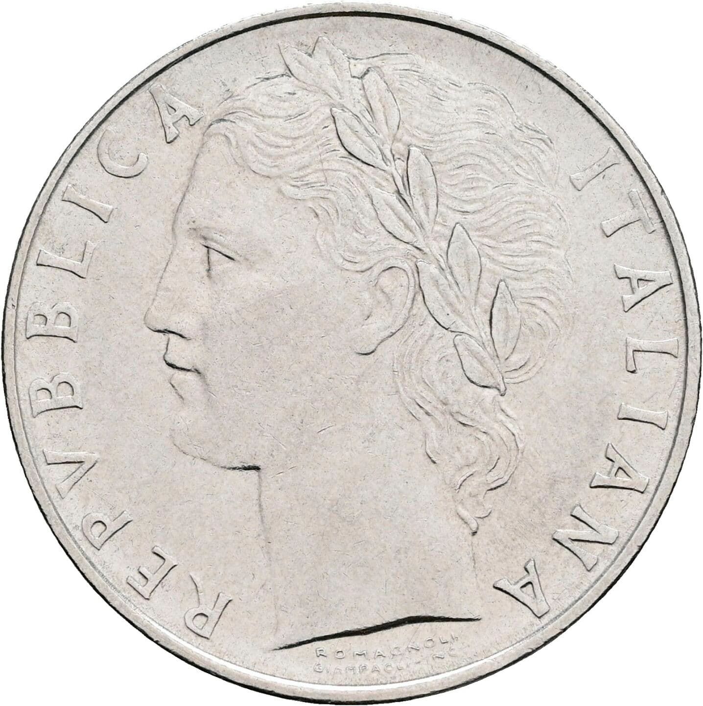 100 Lire 1971 – Vorderseite