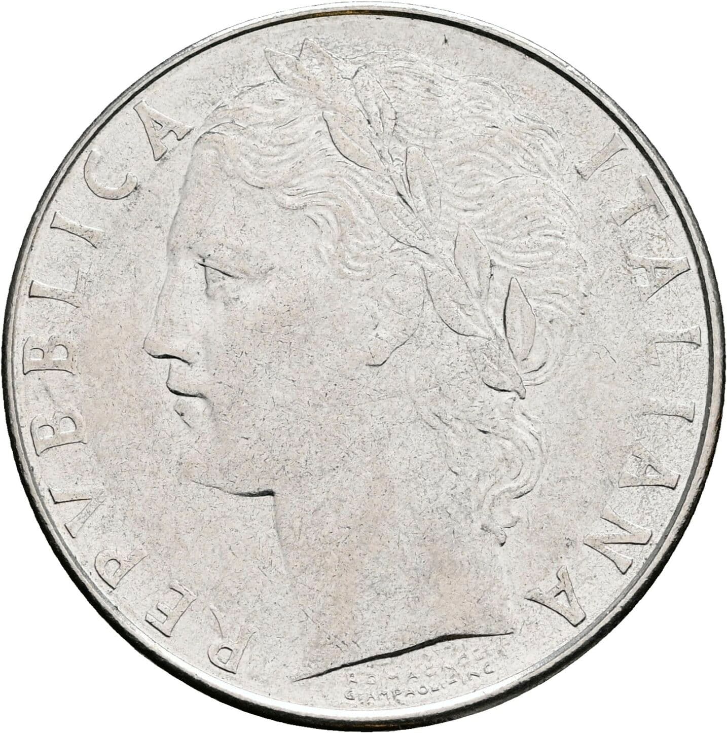 100 Lire 1981 – Vorderseite