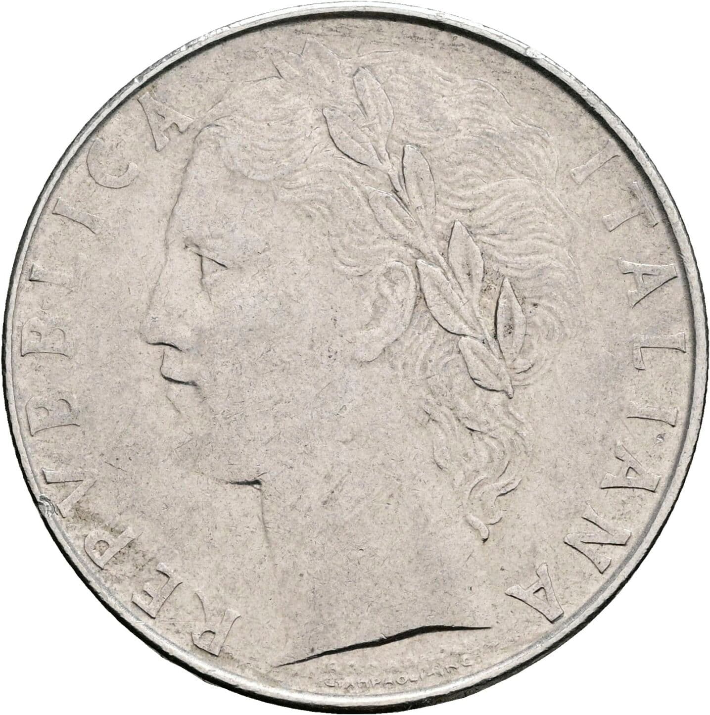 100 Lire 1981 – Vorderseite