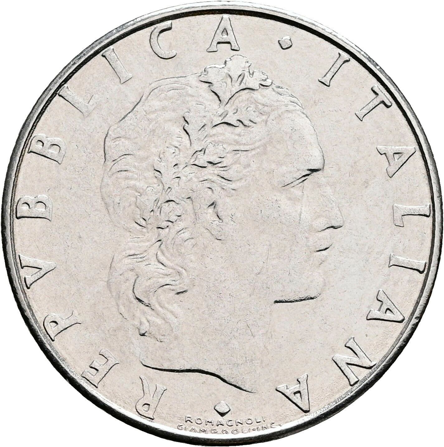50 Lire 1989 – Vorderseite
