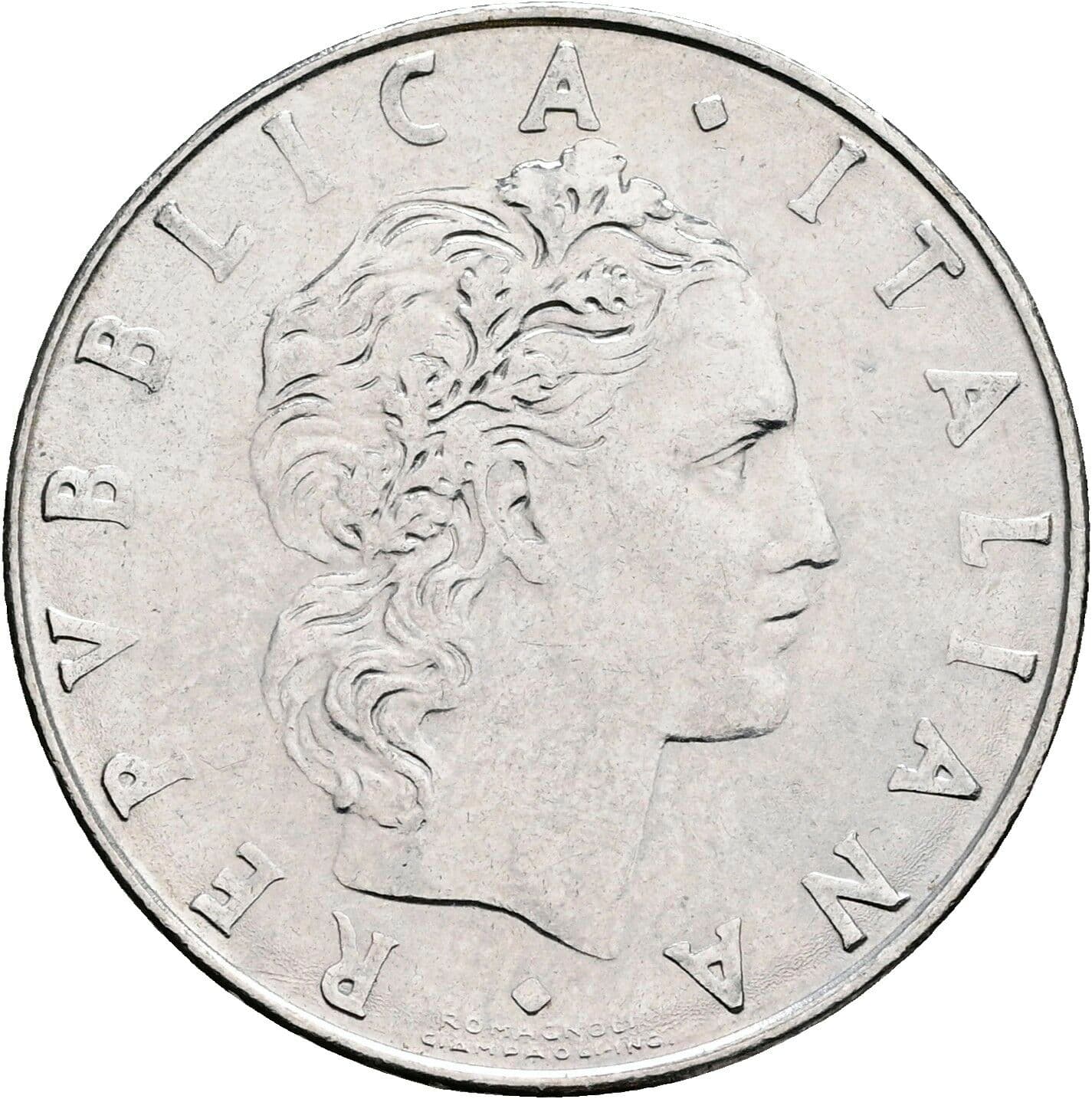 50 Lire 1979 – Vorderseite