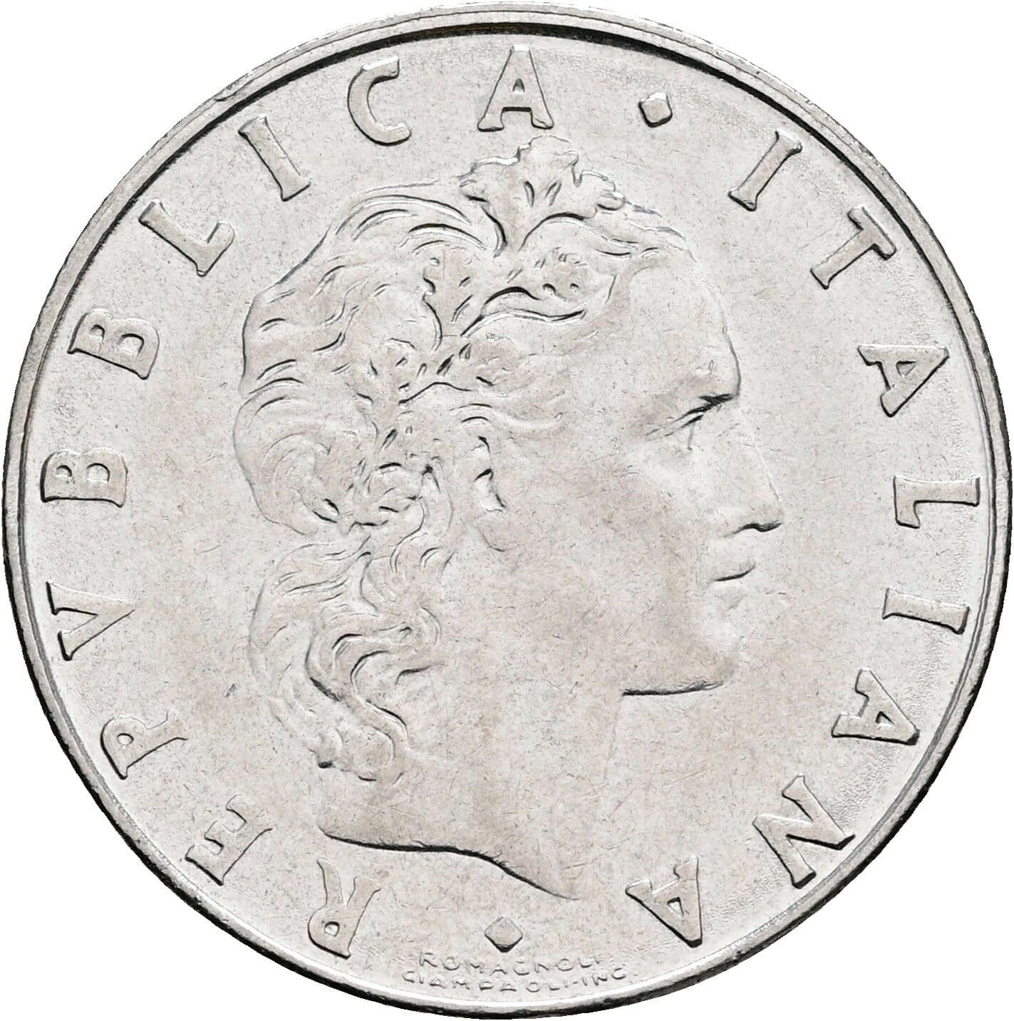 50 Lire 1980 – Vorderseite