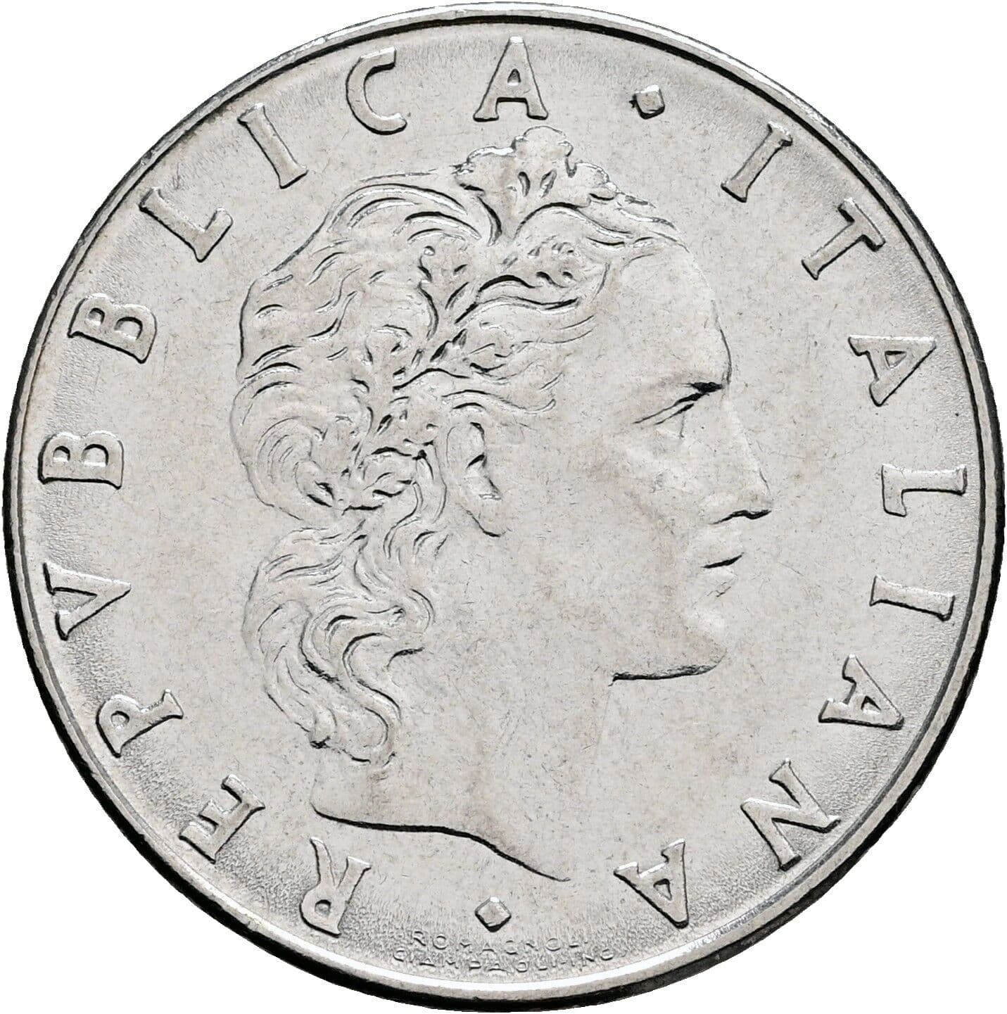 50 Lire 1980 – Vorderseite