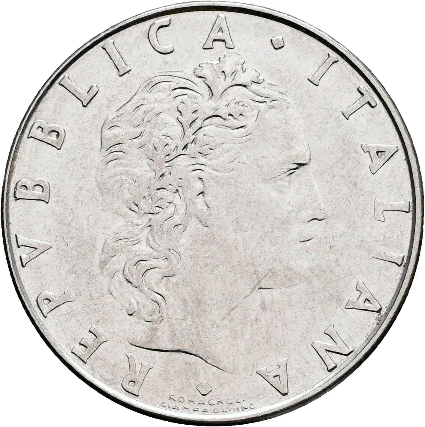 50 Lire 1981 – Vorderseite