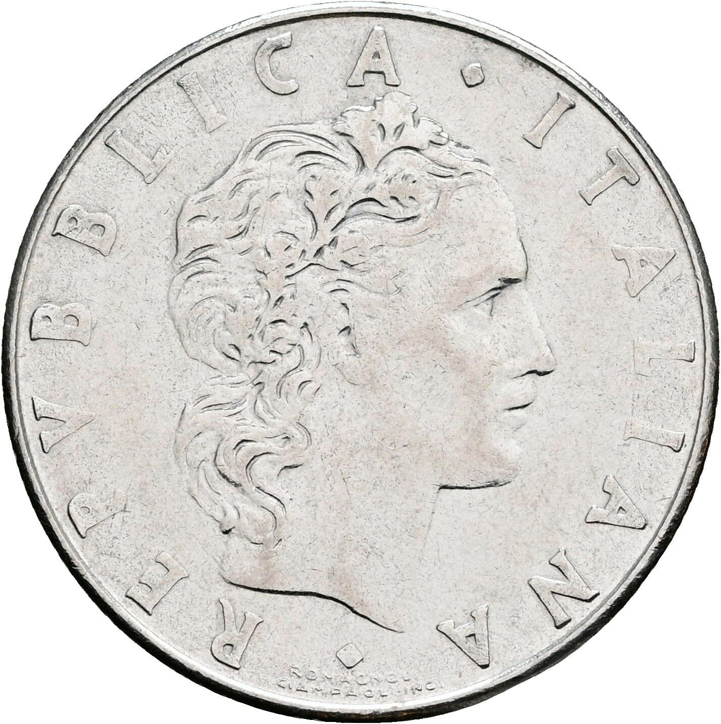 50 Lire 1978 – Vorderseite