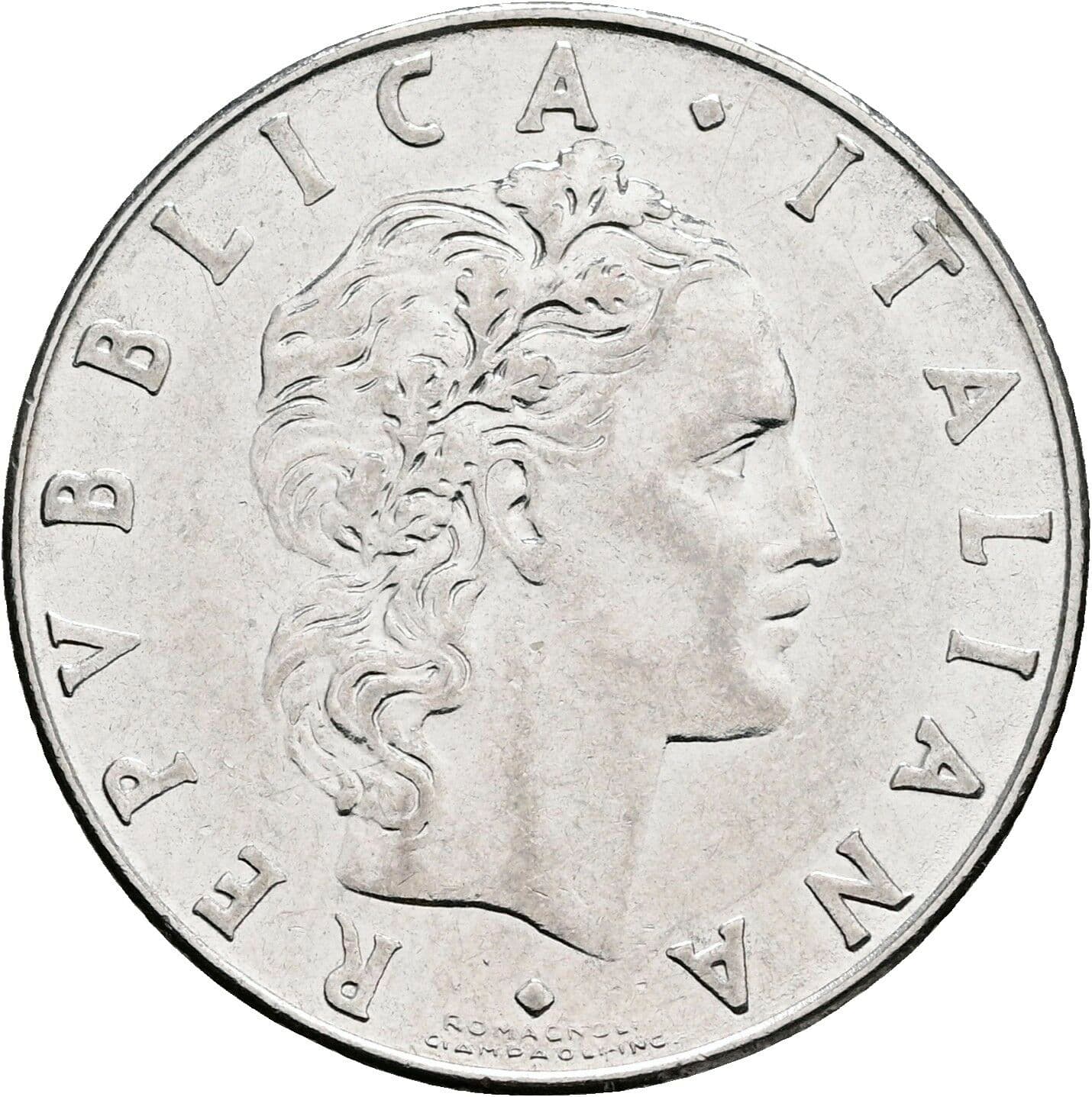 50 Lire 1977 – Vorderseite