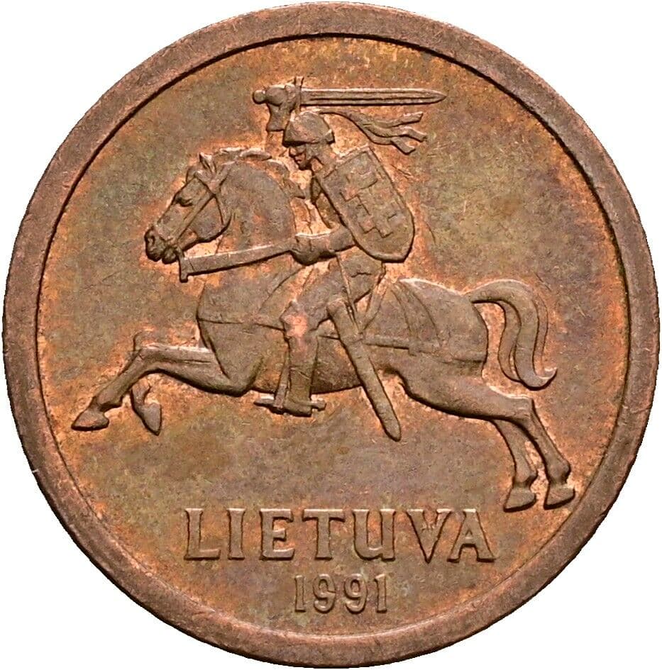 10 Centu 1991 – Rückseite