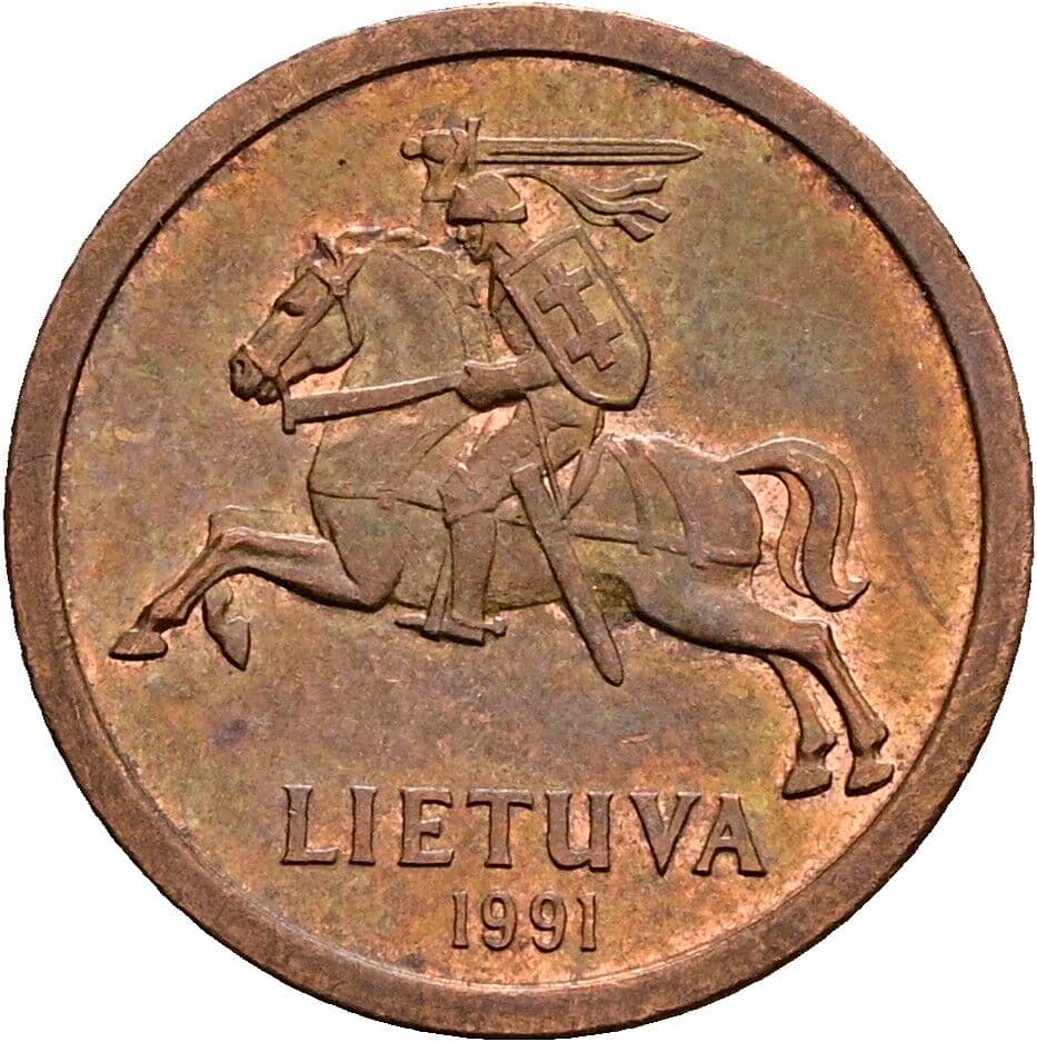 10 Centu 1991 – Rückseite