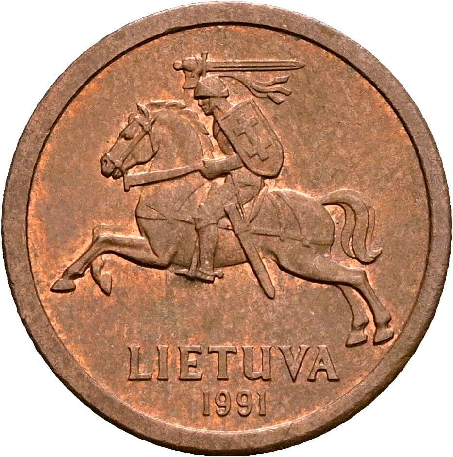 10 Centu 1991 – Rückseite