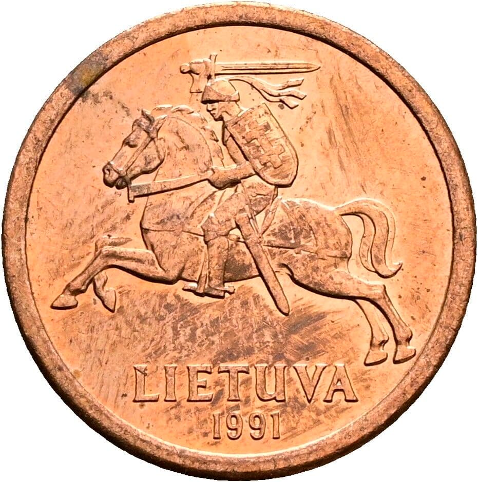 10 Centu 1991 – Rückseite