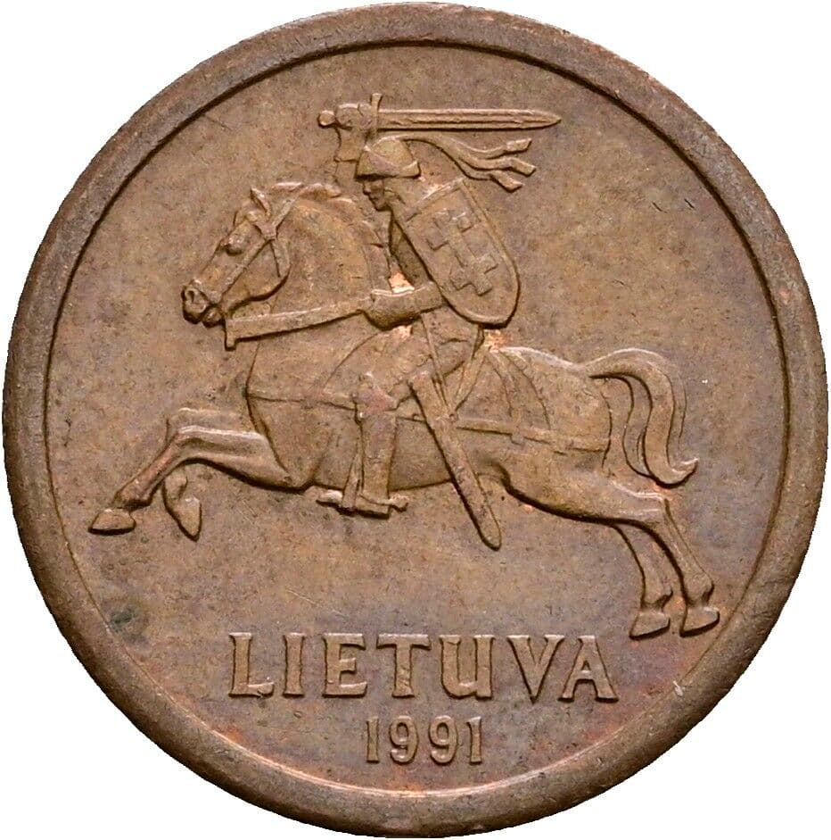 10 Centu 1991 – Rückseite