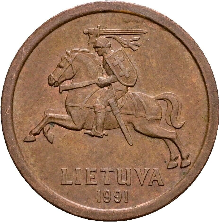 10 Centu 1991 – Rückseite
