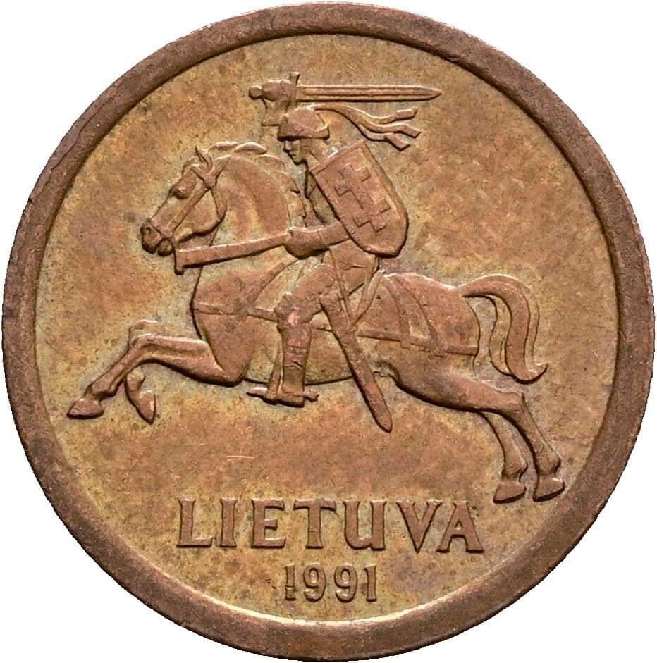 10 Centu 1991 – Rückseite