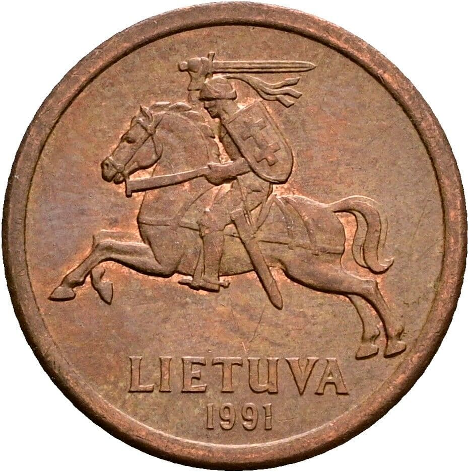 10 Centu 1991 – Rückseite
