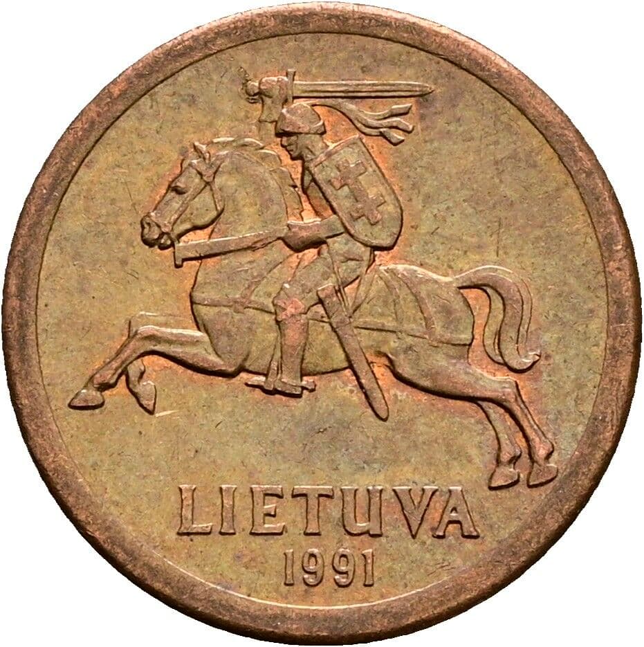 10 Centu 1991 – Rückseite