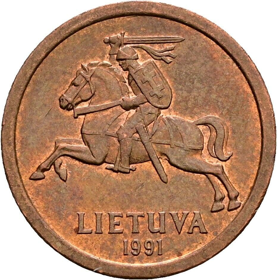 10 Centu 1991 – Rückseite