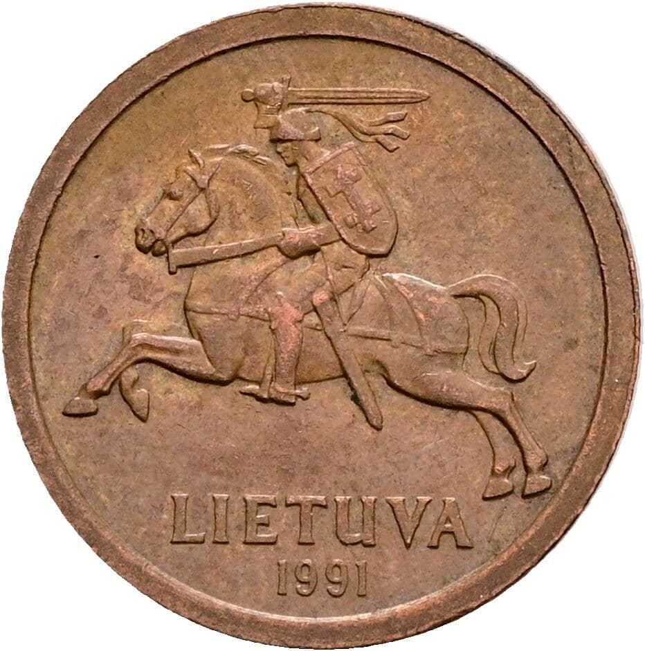 10 Centu 1991 – Rückseite