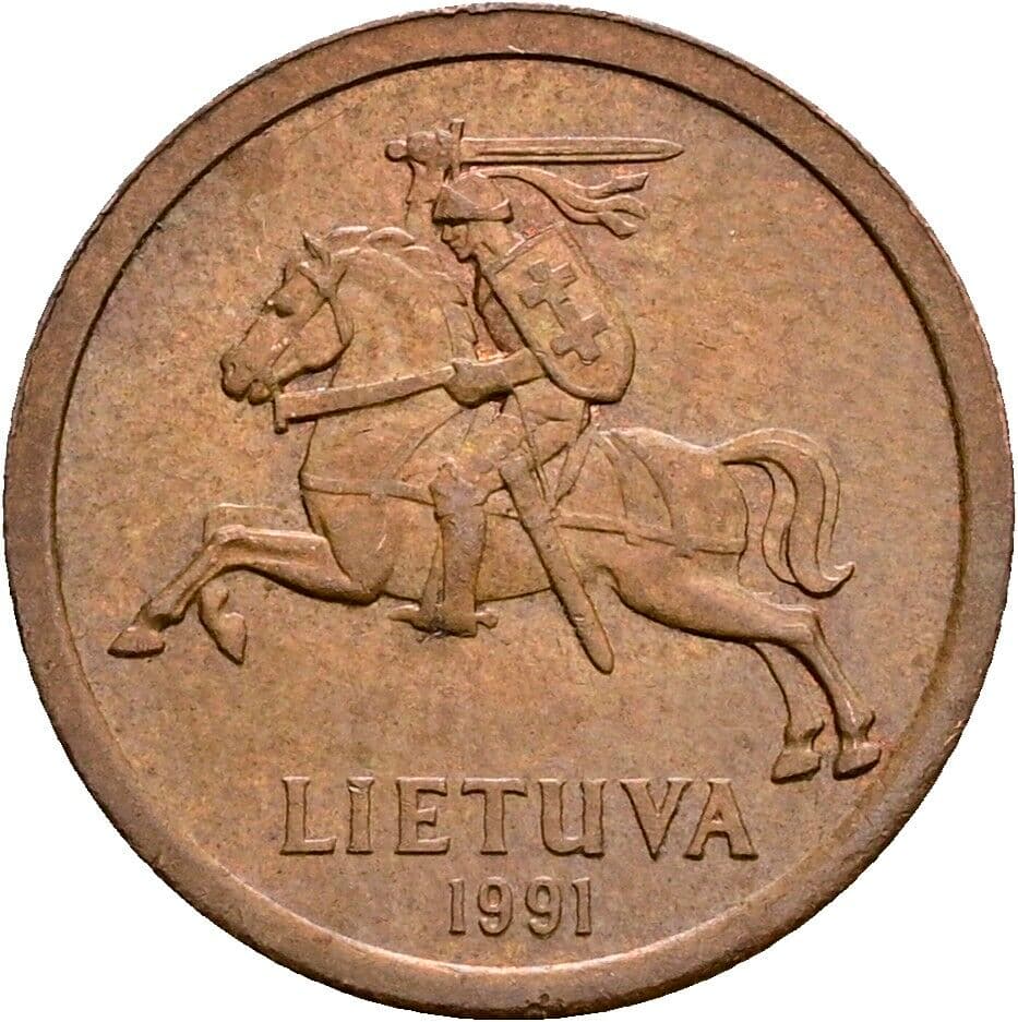 10 Centu 1991 – Rückseite