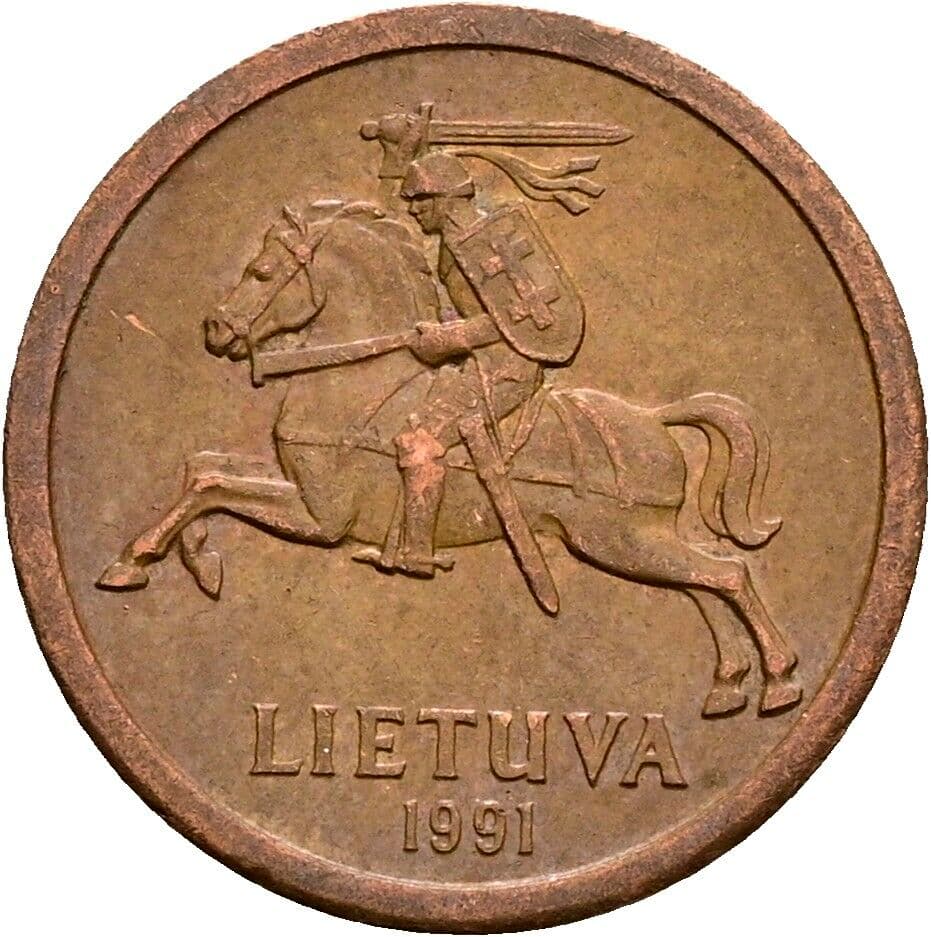 10 Centu 1991 – Rückseite